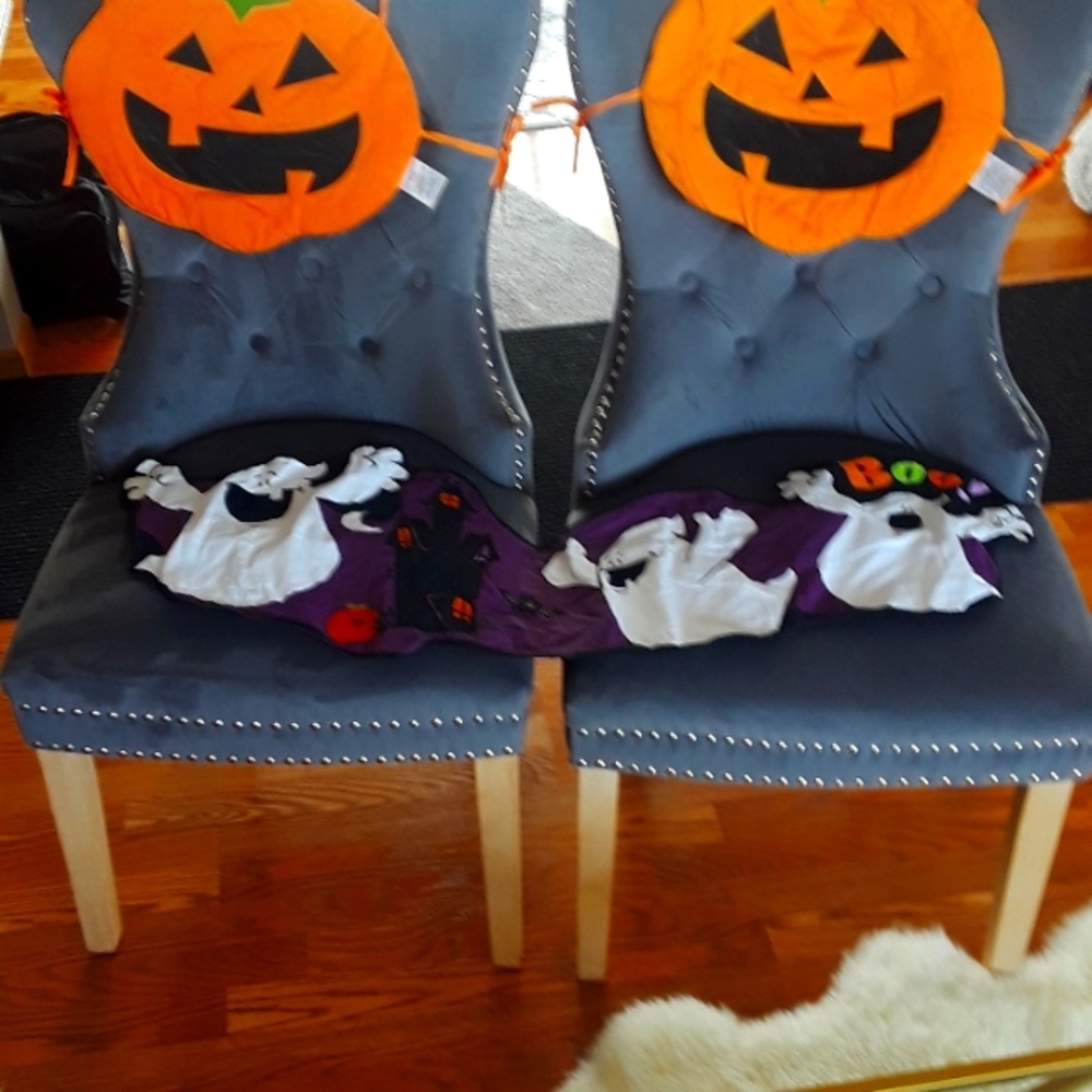 Halloween table runner